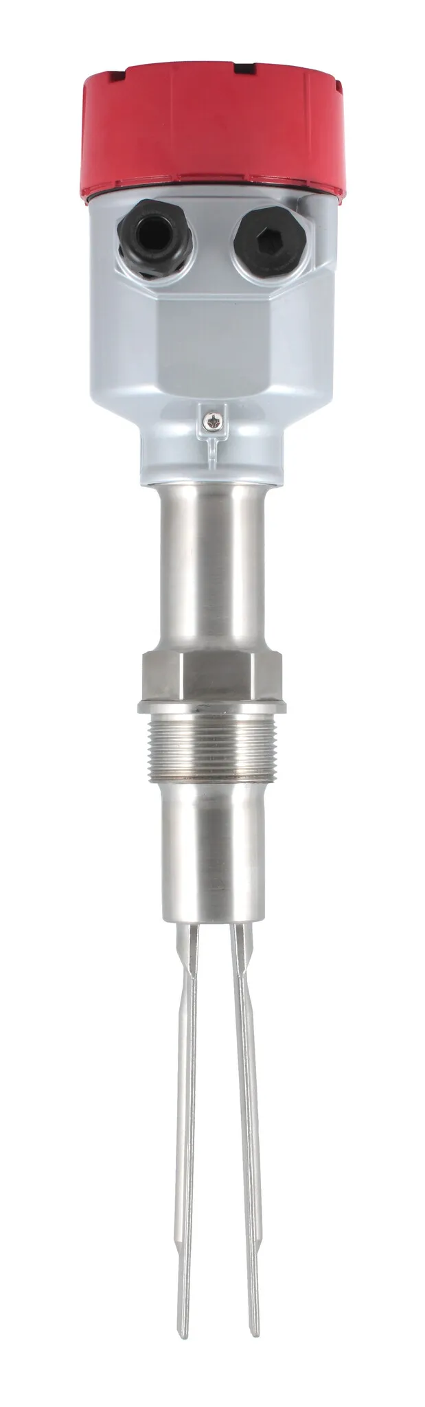 Вибрационный датчик предельного уровня сыпучих материалов в алюм. корпусе, -40 +150 С, Pmax=10 bar, 22-265 VAC - 20-46 VDC, IP 67, чувств. от 10 г/л, соединение- резьба G 1 1/2", нерж. сталь 304, удлинение 600 мм, нерж. сталь 304, выход- реле DPDT