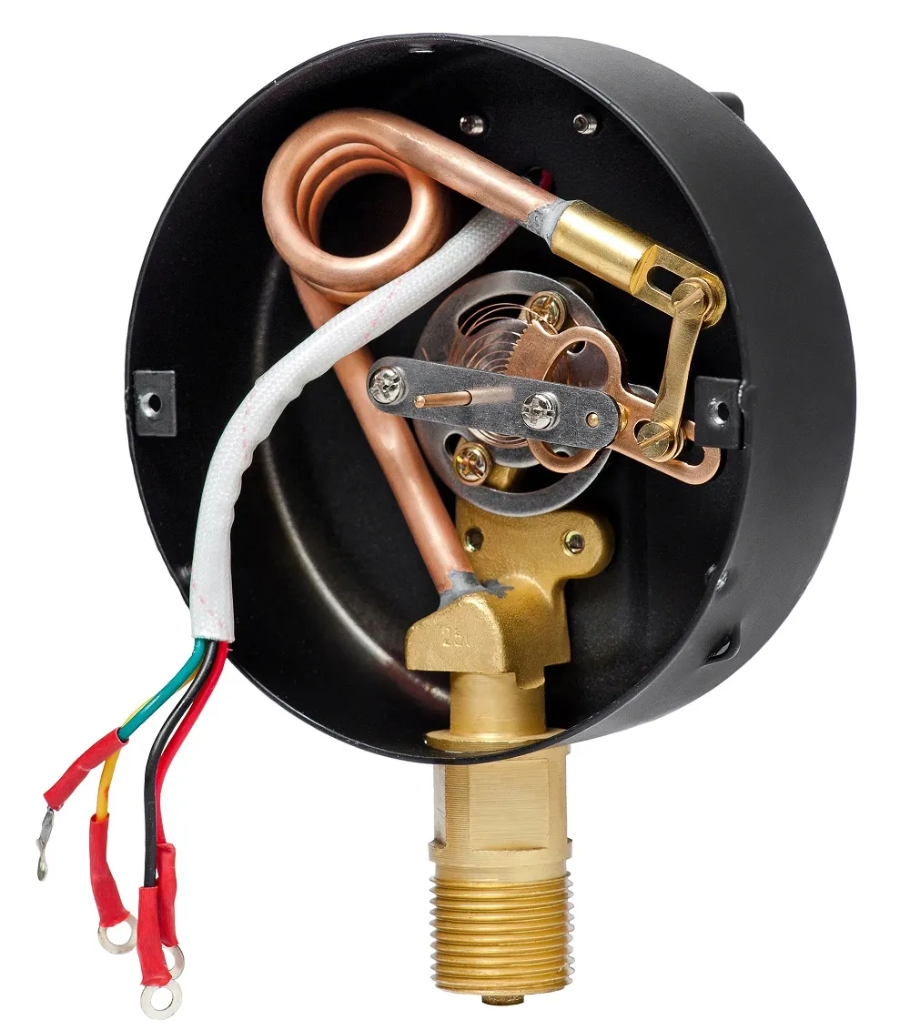 Вакуумметры, мановакуумметры, манометры электроконтактные пылевлагозащищенные ДВ2010ф, ДА2010ф, ДМ2010ф IP53 (Диаметр: 100 мм)