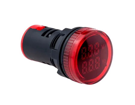 Индикатор напряжения и частоты, красный