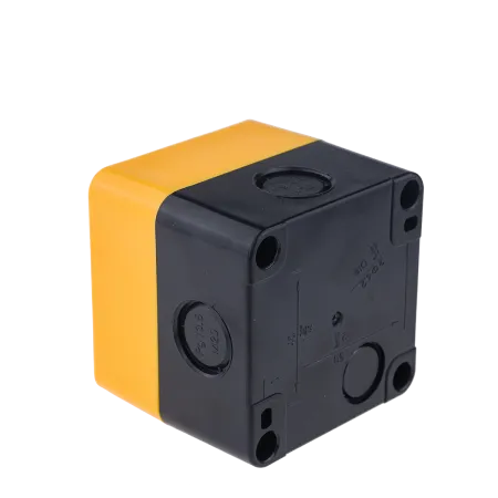 Корпус кнопочного поста, 1 место, желтый, IP54