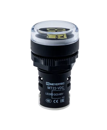 Индикатор напряжения, 5-60V DC, белый