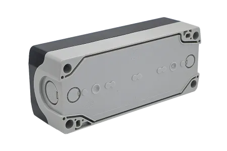 Корпус кнопочного поста, 4 места, серый, IP67