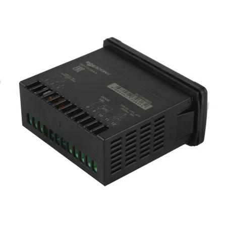 Температурный контроллер для управления охлаждением/размораживанием, 4 разряда, 77х35х61 мм, 2xNTC, выходы реле на компрессор, охладитель и испаритель, ON/OFF, 230VAC, встроенный фиксатор